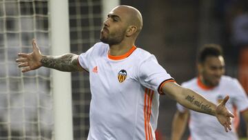 Zaza marc&oacute; contra el Real Madris su segundo gol con el Valencia. 