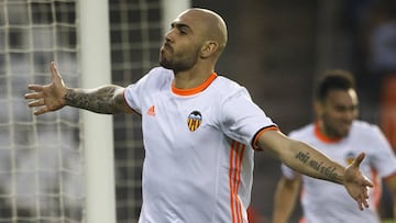 Zaza marcó contra el Real Madris su segundo gol con el Valencia.