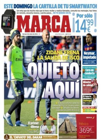 Portadas de la prensa mundial