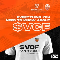El Valencia anunciará su propia criptomoneda en la camiseta
