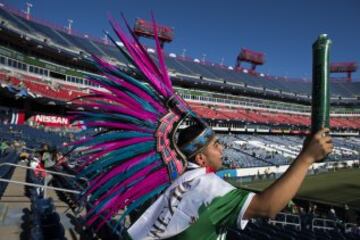 Así vivieron los aficionados mexicanos el encuentro amistoso entre México y Nueva Zelanda celebrado en Nashville, Tennessee.