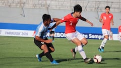 Chile cerró el Sudamericano sub 15 con una nueva caída
