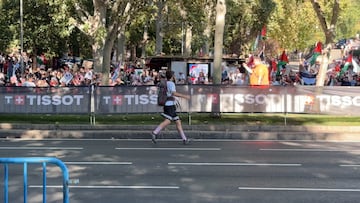 Aquí terminó La Vuelta: el momento exacto en el que se produjo la invasión del recorrido