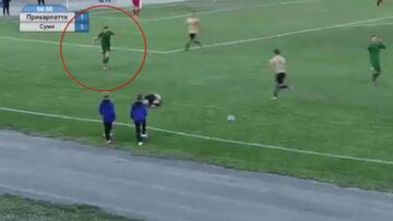 La salvaje patada que indigna a Europa: ojo a la reacción del infractor