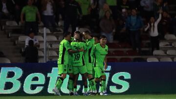  Diego Chavez celebrates his goal 1-0 of Juarez during the game FC Juarez vs Atletico San Luis, corresponding to Round 11 of the Torneo Apertura 2023 of the Liga BBVA MX, at Olimpico Benito Juarez Stadium, on October 25, 2023. 

<br><br>

Diego Chavez celebra su gol 1-0 de Juarez durante el partido FC Juarez vs Atletico San Luis, correspondiente a la Jornada 11 del Torneo Apertura 2023 de la Liga BBVA MX, en el Estadio Olimpico Benito Juarez, el 25 de Octubre de 2023.