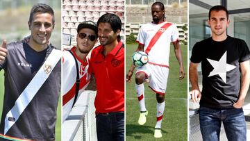 Trejo, Chori, Abdoulaye y Armenteros, en sus presentaciones.