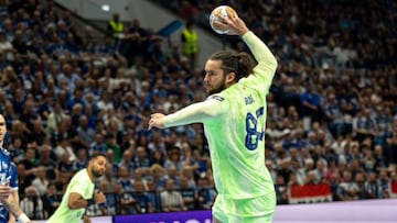 Frade en uno de sus goles.