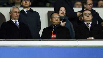 27/02/20 PARTIDO VUELTA DIECISEISAVOS EUROPA LEAGUE
 ESPANYOL - WOLVERHAMPTON WANDERERS
 Chen Yangshen PALCO PRESIDENTE