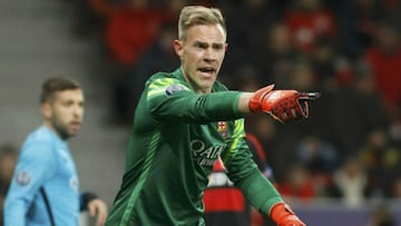 Ter Stegen bate un récord y evita hablar de la salida de Bravo