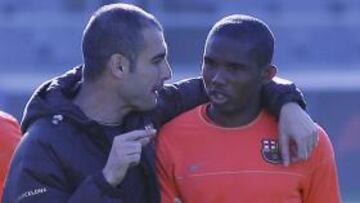 <strong>SUPLENCIA.</strong> Eto'o será suplente ante el Sporting de Lisboa.