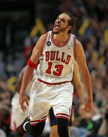 Joakim Noah, todo carácter.