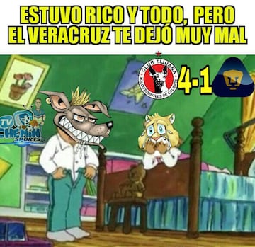 Pumas y Chivas roban los reflectores en los memes