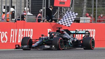 Lewis Hamilton (Mercedes W11). &Iacute;mola, Italia. F1 2020. 