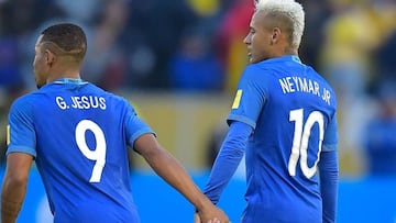 Neymar y Gabriel Jesús, una dupla de miedo.