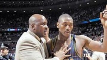 Ron Artest después de la pelea