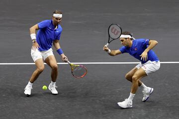 Rafa Nadal y Roger Federer.