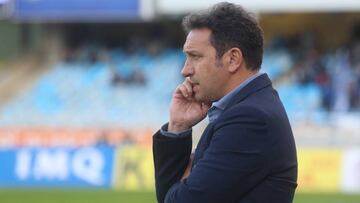 Eusebio Sacristán, durante un partido.