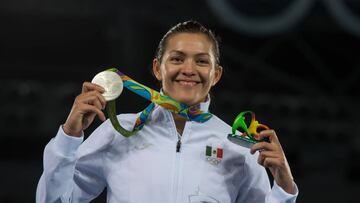 La ganadora de plata mexicana en el taekwondo se&ntilde;al&oacute; que a&uacute;n no le toma el peso a lo que ha hecho en su carrera y lo que significa conseguir tres medallas.