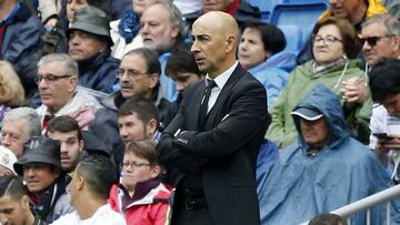 Pako Ayestar&aacute;n, en el Bernab&eacute;u.