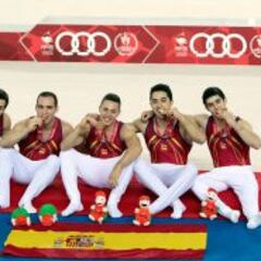 Oro para el taekwondista Méndez y el equipo de gimnasia