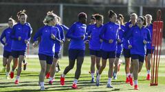 Jugadoras del Bar&ccedil;a Femenino. 