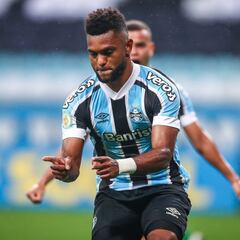 Miguel Borja, elogiado tras debutar con gol en Gremio