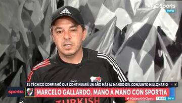 Gallardo y su continuidad: "Estoy feliz de haberme quedado"