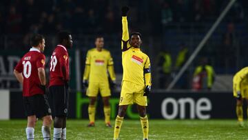 El jugador camerun&eacute;s, Samuel Eto&#039;o, durante su &eacute;poca en el Anzhi de Rusia.