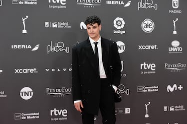 Tomy Aguilera posa a su llegada a la 10ª edición de los Premios Platino del cine Iberoamericano.