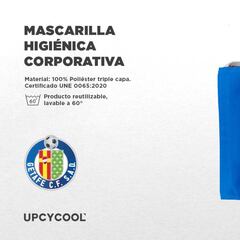 El Getafe encarga 1.000 mascarillas personalizadas