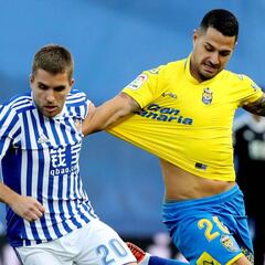 Real Sociedad 2-2 Las Palmas: resultado, resumen y goles