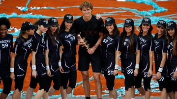 Zverev a Santana: "Vete a casa y descansa, te lo mereces"