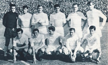 11/04/65 REAL MADRID ATHLETIC BILBAO Betancort; Miera, Santamaría, Pachin; Muller, Zoco; Felo, Pirri, Grosso, Puskas, Bueno