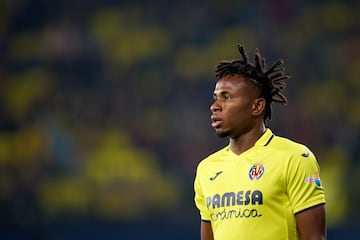 Chukwueze, en el partido de vuelta de dieciseivavos de la Conference League contra el Anderlecht.