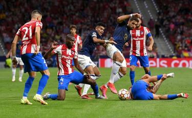 1x1 del Atlético: Kondogbia se hace fuerte, Lemar se va k.o.