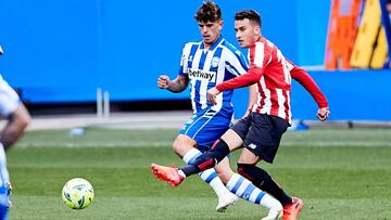 &Aacute;lex Berenguer debutando ante el Alav&eacute;s.
 