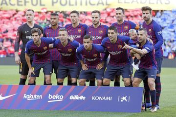 Once inicial del Barcelona 