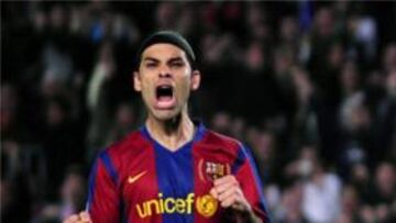 Márquez celebra el penalti falaldo por Cristinao Ronaldo