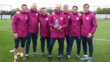 Guardiola, mejor técnico de la Premier del mes de septiembre