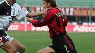 <b>NO FALLA.</B> Shevchenko ha reaparecido y ha dado una nuevo victoria al Milan. El ucraniano no falla.