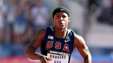 El velocista estadounidense Mike Rodgers.
