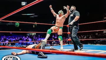 Gran Guerrero derrota al Terrible en el ring de la Arena M&eacute;xico