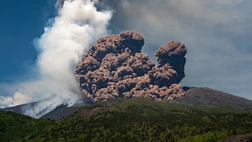 Volcanic steam rises from Mount Etna, as seen from Milo, Italy, June 2, 2025. REUTERS/Marco Restivo TPX IMAGES OF THE DAY
