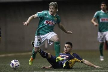 22 minutos sumó el volante argentino de Audax Italiano en el presente Apertura. 