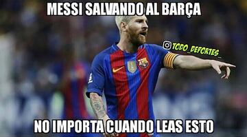 Los mejores memes de la victoria del Barça sobre el Atleti