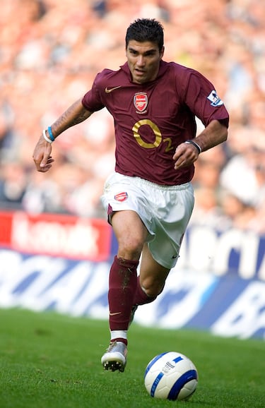 El delantero español llegó al equipo inglés en enero de 2004 donde estuvo hasta 2006. En total disputó 110 partidos en los que marcó 23 goles y dio 27 asistencias. Sumó a su palmarés una Premier League, una Community Shield y una FA Cup. 