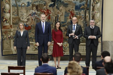 Pedro Luis Ripoll, fundador de la Sociedad Española de Cirugía Artroscópica, miembro de la Comisión Médico-Científica de la Real Federación Española de Fútbol y director de los servicios médicos de clubs, durante la entrega de los Premios Nacionales del Deporte.