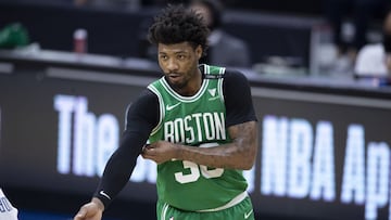 Marcus Smart, durante un partido de la NBA con Boston Celtics.