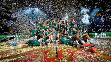 La celebraci¨®n del Unicaja en im¨¢genes