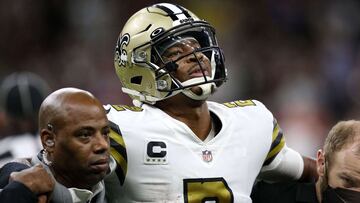 New Orleans Saints&#039; quarterback Jameis Winston appears to have suffered a severe knee injury leaving his team to ponder how they will replace him.